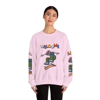 Welcome Skaters Customized Unisex Heavy Blend™ Crewneck Sweatshirt