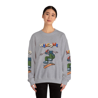 Welcome Skaters Customized Unisex Heavy Blend™ Crewneck Sweatshirt
