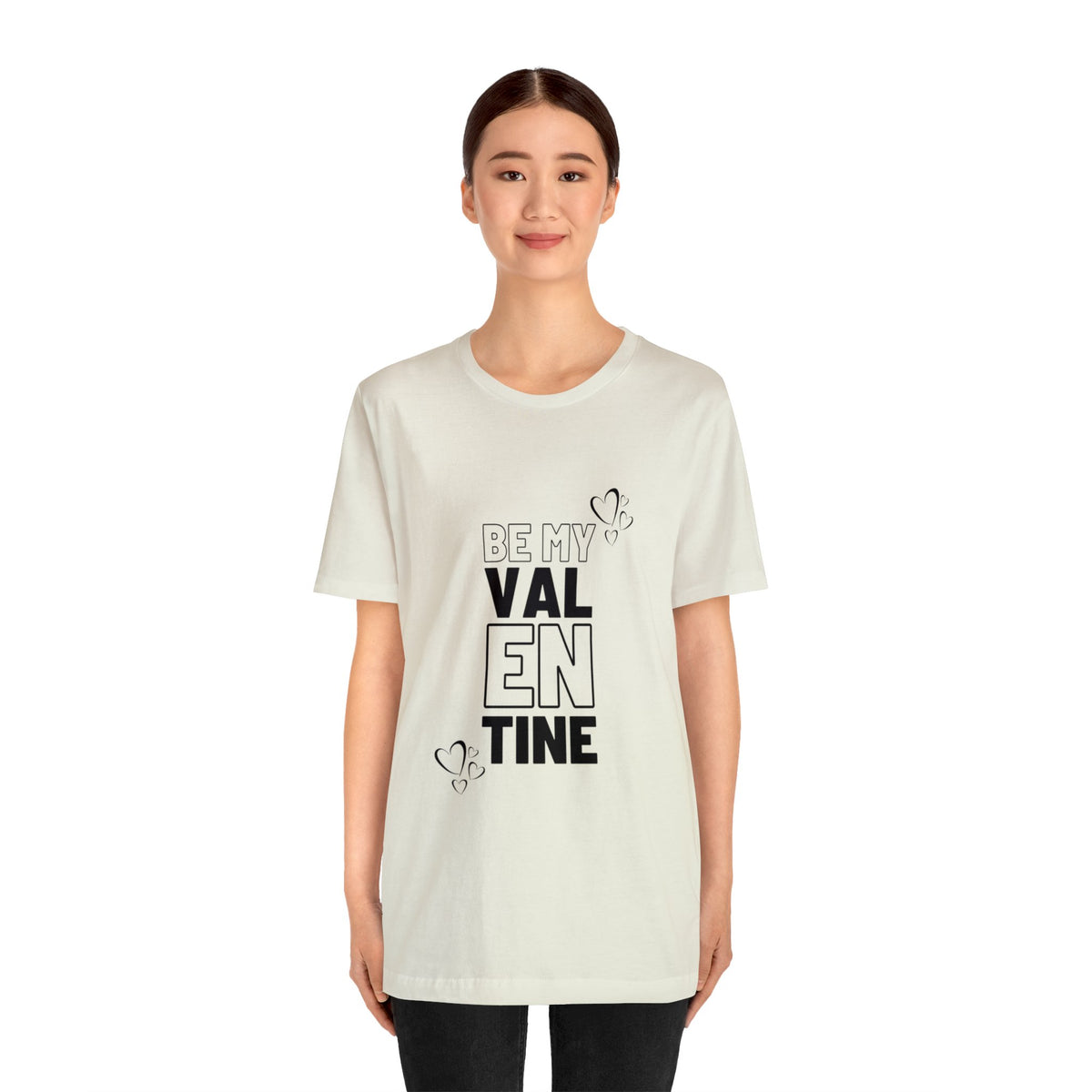 Be My Valentine Customized Unisex Jersey Short Sleeve Tee For Your Love