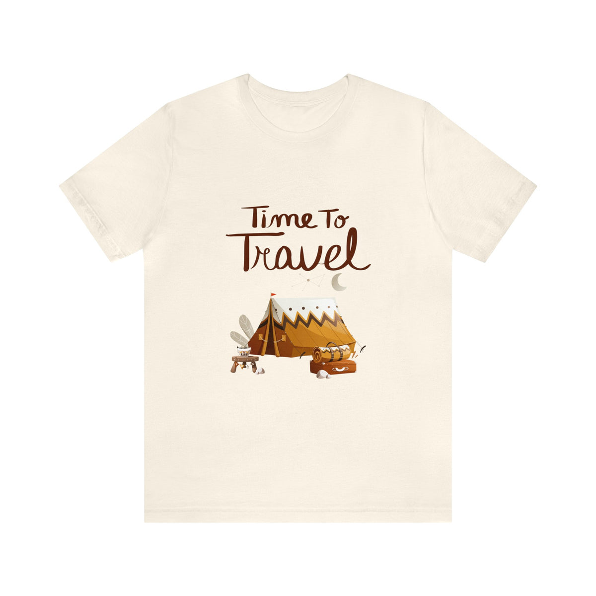 Time To Travel Customized Unisex Jersey Short Sleeve Tee