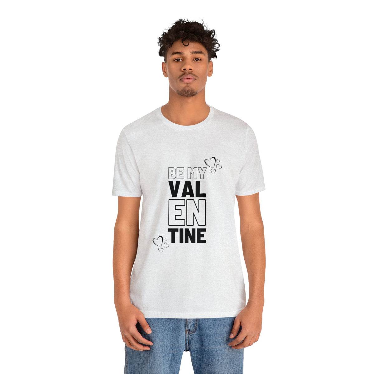 Be My Valentine Customized Unisex Jersey Short Sleeve Tee For Your Love