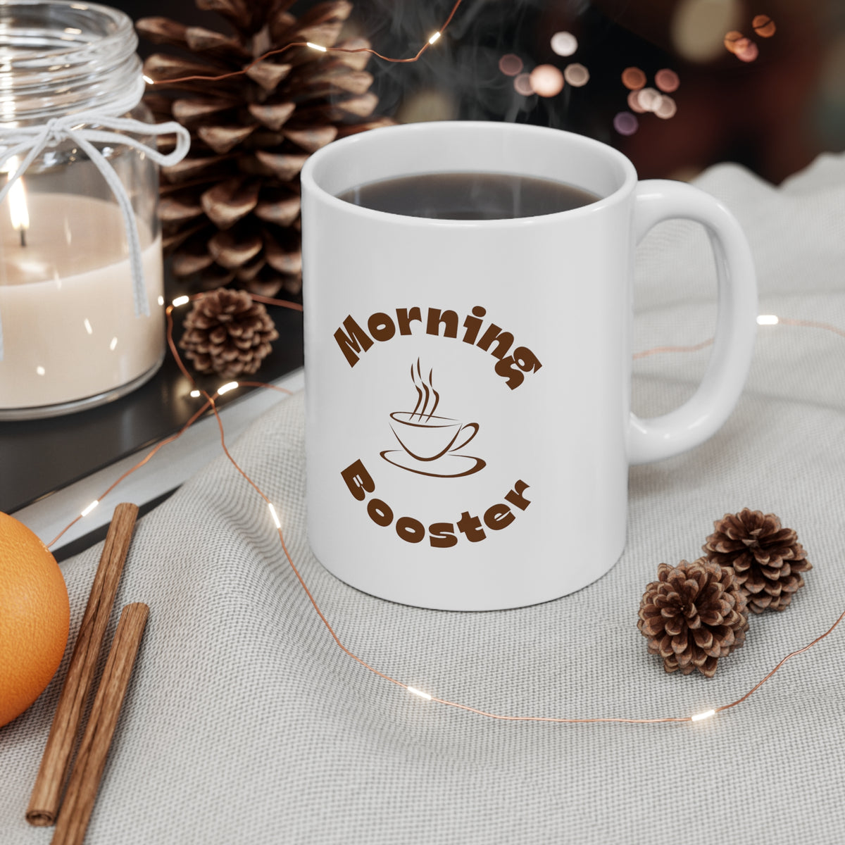 Morning Booster Customized Ceramic Mug 11oz