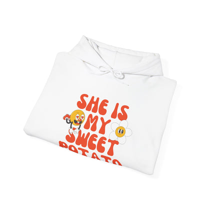 She is My Sweet Potato Customized Unisex Heavy Blend™ Hooded Sweatshirt