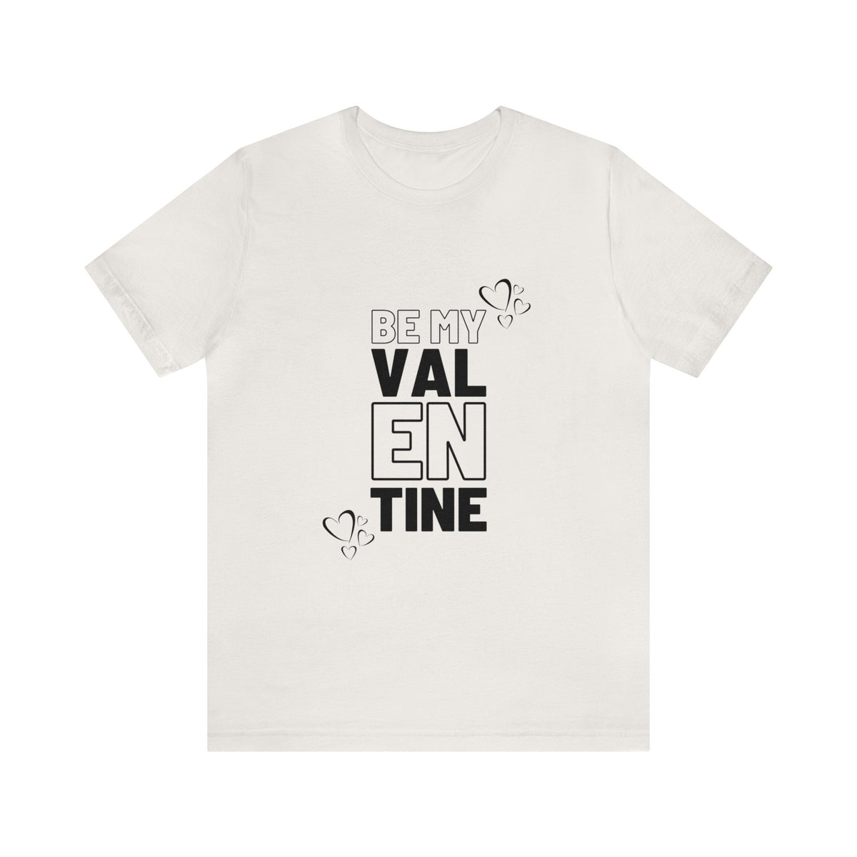 Be My Valentine Customized Unisex Jersey Short Sleeve Tee For Your Love