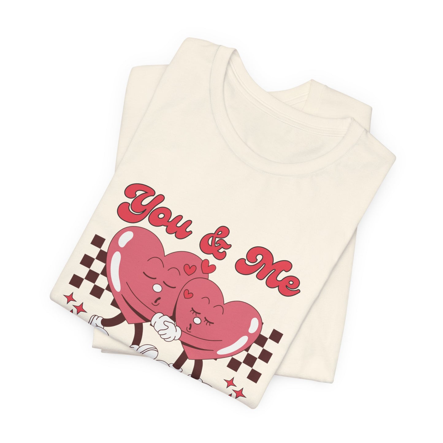 You And Me Always Together Customized Unisex Jersey Short Sleeve Tee