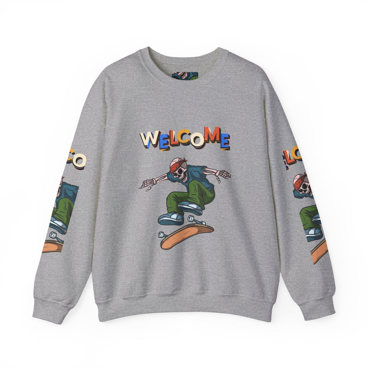 Welcome Skaters Customized Unisex Heavy Blend™ Crewneck Sweatshirt