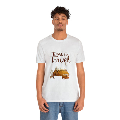 Time To Travel Customized Unisex Jersey Short Sleeve Tee