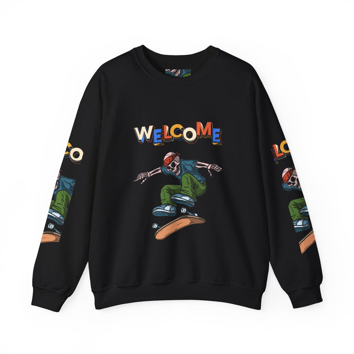 Welcome Skaters Customized Unisex Heavy Blend™ Crewneck Sweatshirt