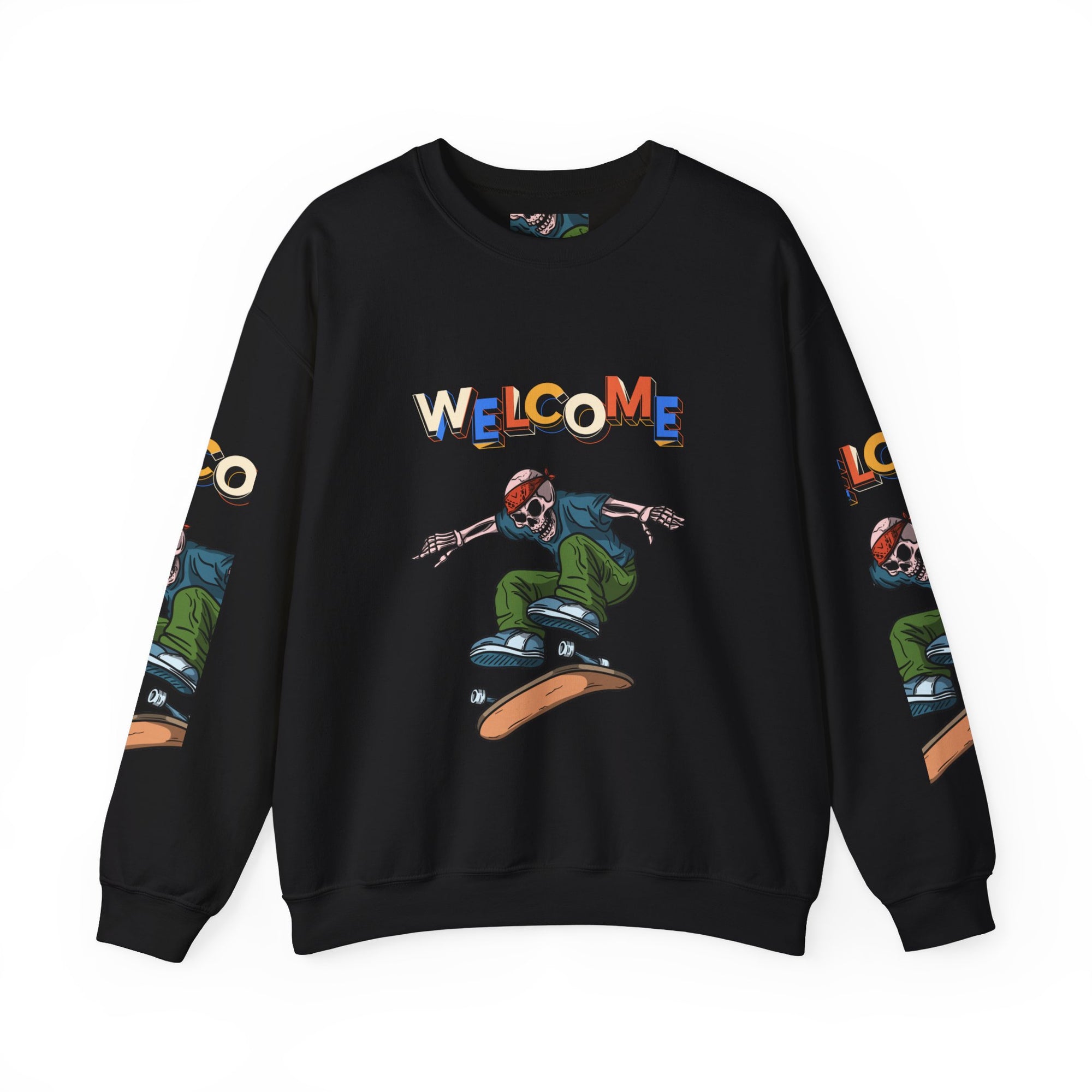 Welcome Skaters Customized Unisex Heavy Blend™ Crewneck Sweatshirt
