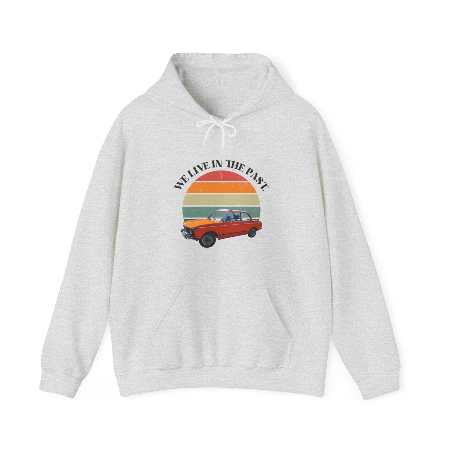 We Live in The Past Customized Unisex Heavy Blend™ Hooded Sweatshirt
