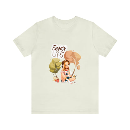 Enjoy Life Customized Unisex Jersey Short Sleeve Tee