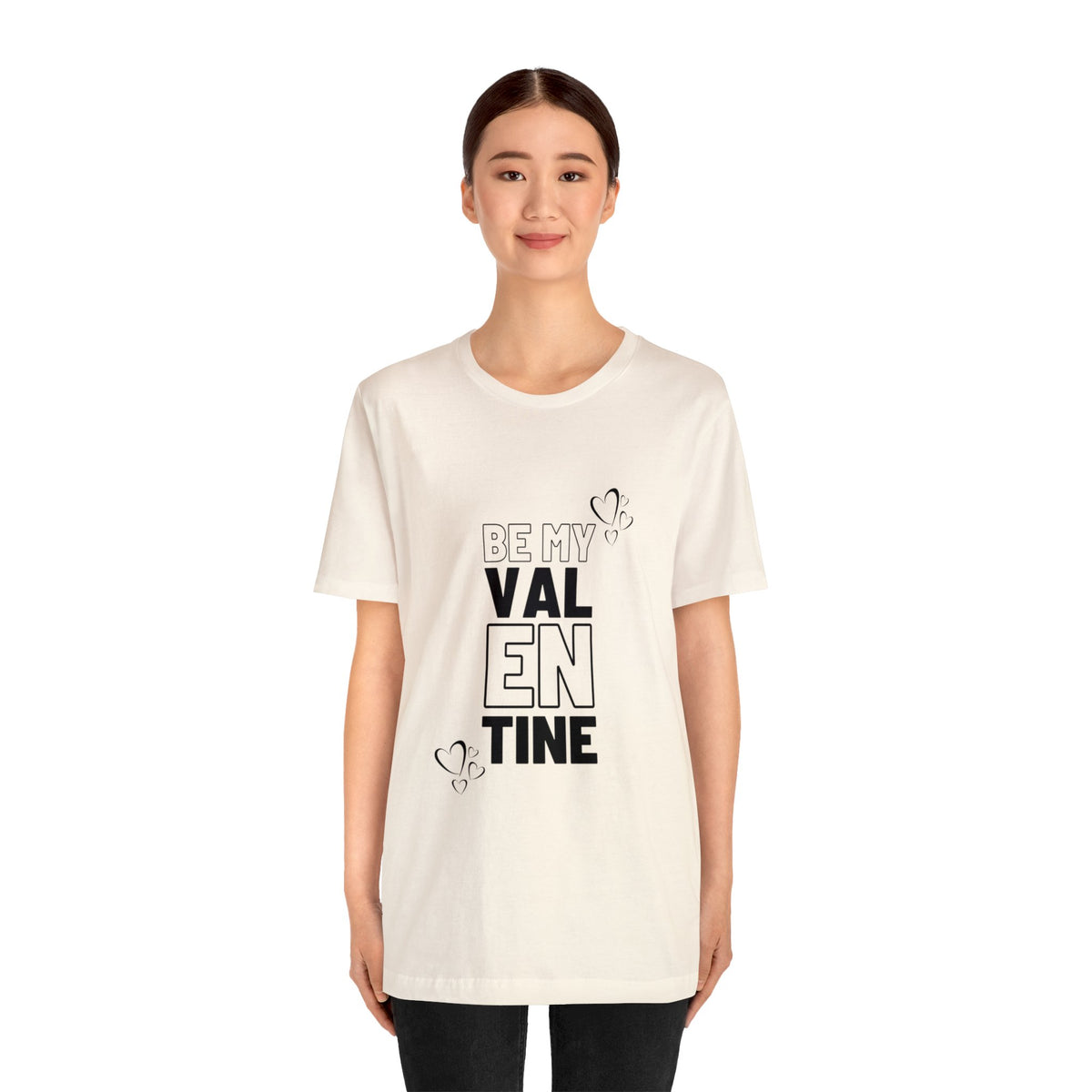 Be My Valentine Customized Unisex Jersey Short Sleeve Tee For Your Love