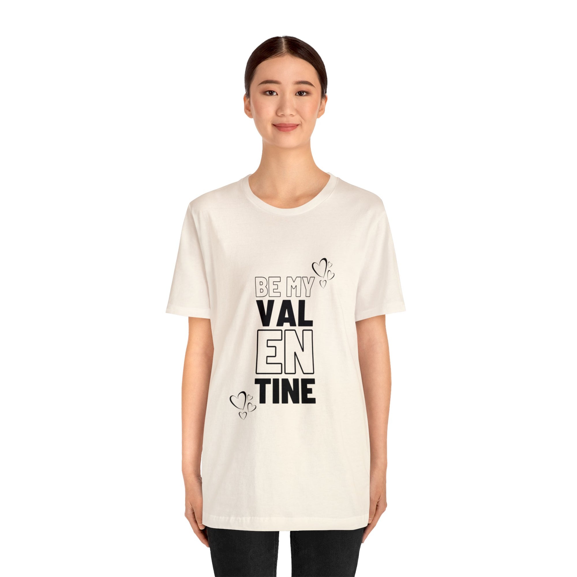 Be My Valentine Customized Unisex Jersey Short Sleeve Tee For Your Love