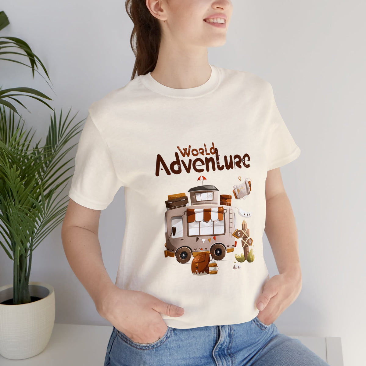 World Adventure Customized Unisex Jersey Short Sleeve Tee