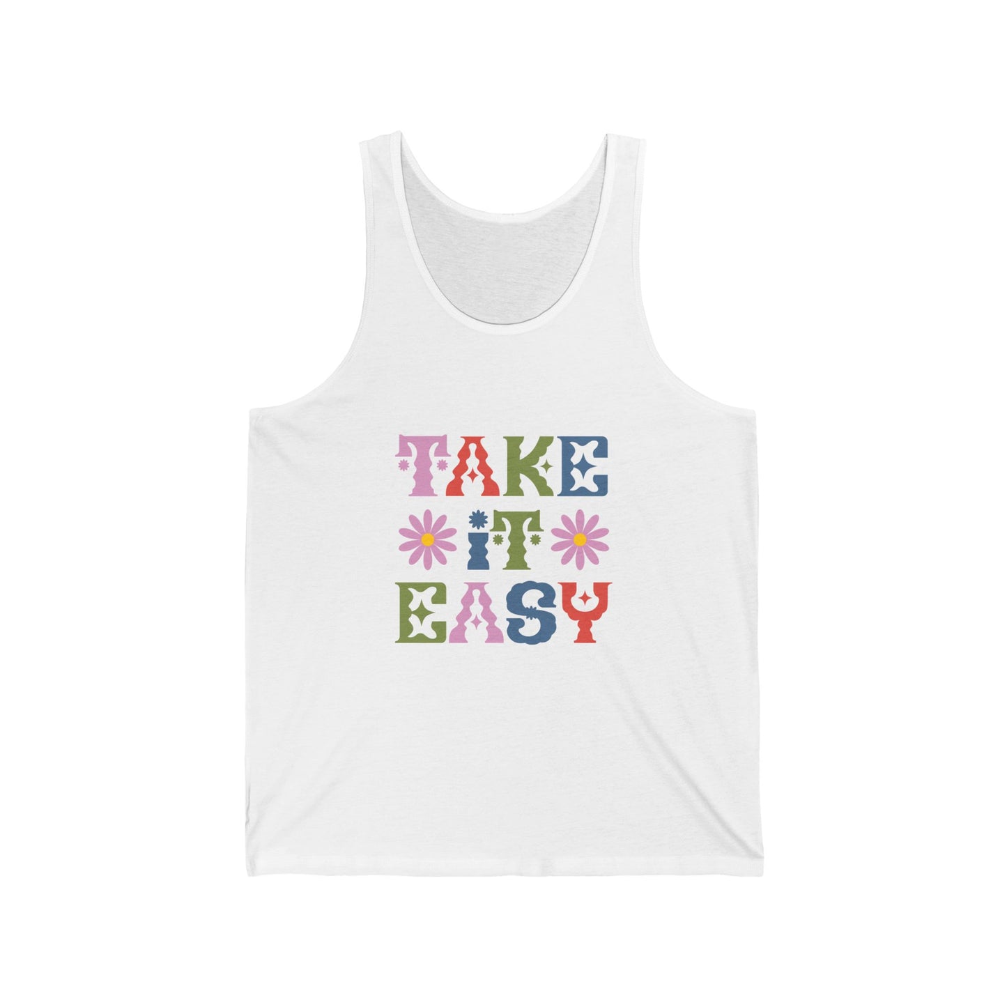 Take it Easy Customized Unisex Jersey Tank