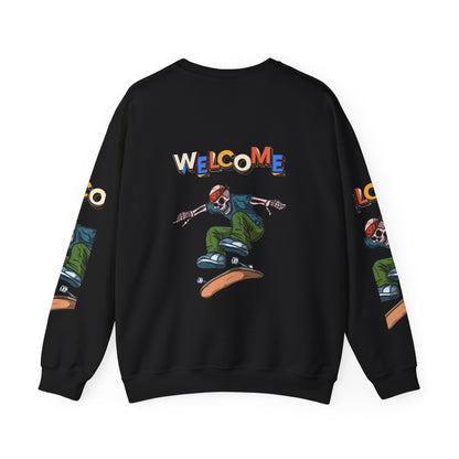 Welcome Skaters Customized Unisex Heavy Blend™ Crewneck Sweatshirt
