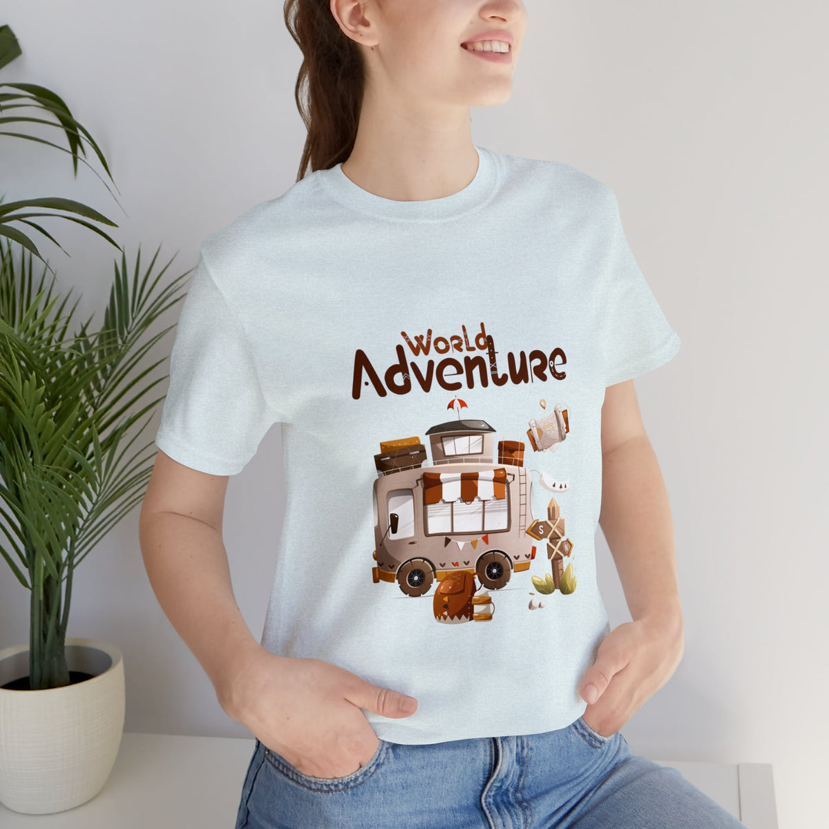 World Adventure Customized Unisex Jersey Short Sleeve Tee