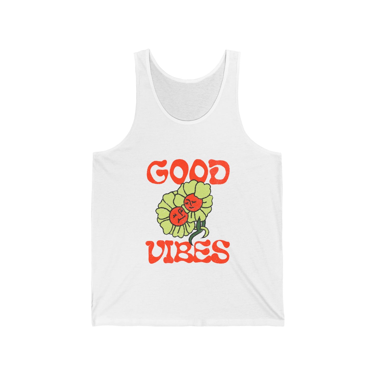 Good Vibes Customized Unisex Jersey Tank