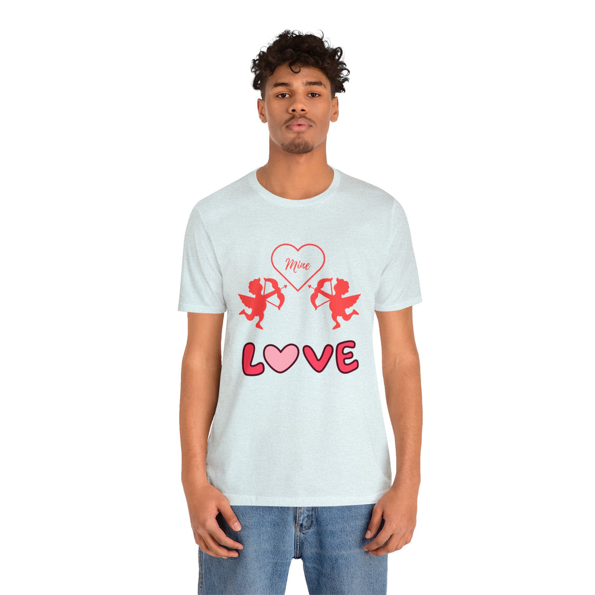 The Symbol of Love Customized Unisex Jersey Short Sleeve Tee