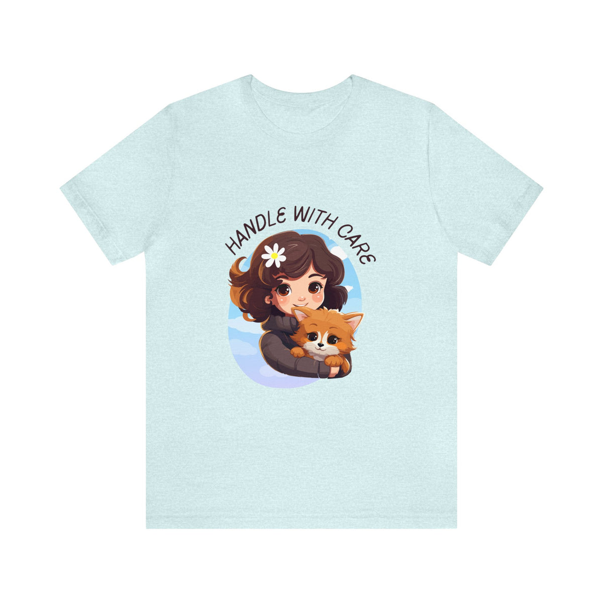 Handle With Care Customized Unisex Jersey Short Sleeve Tee