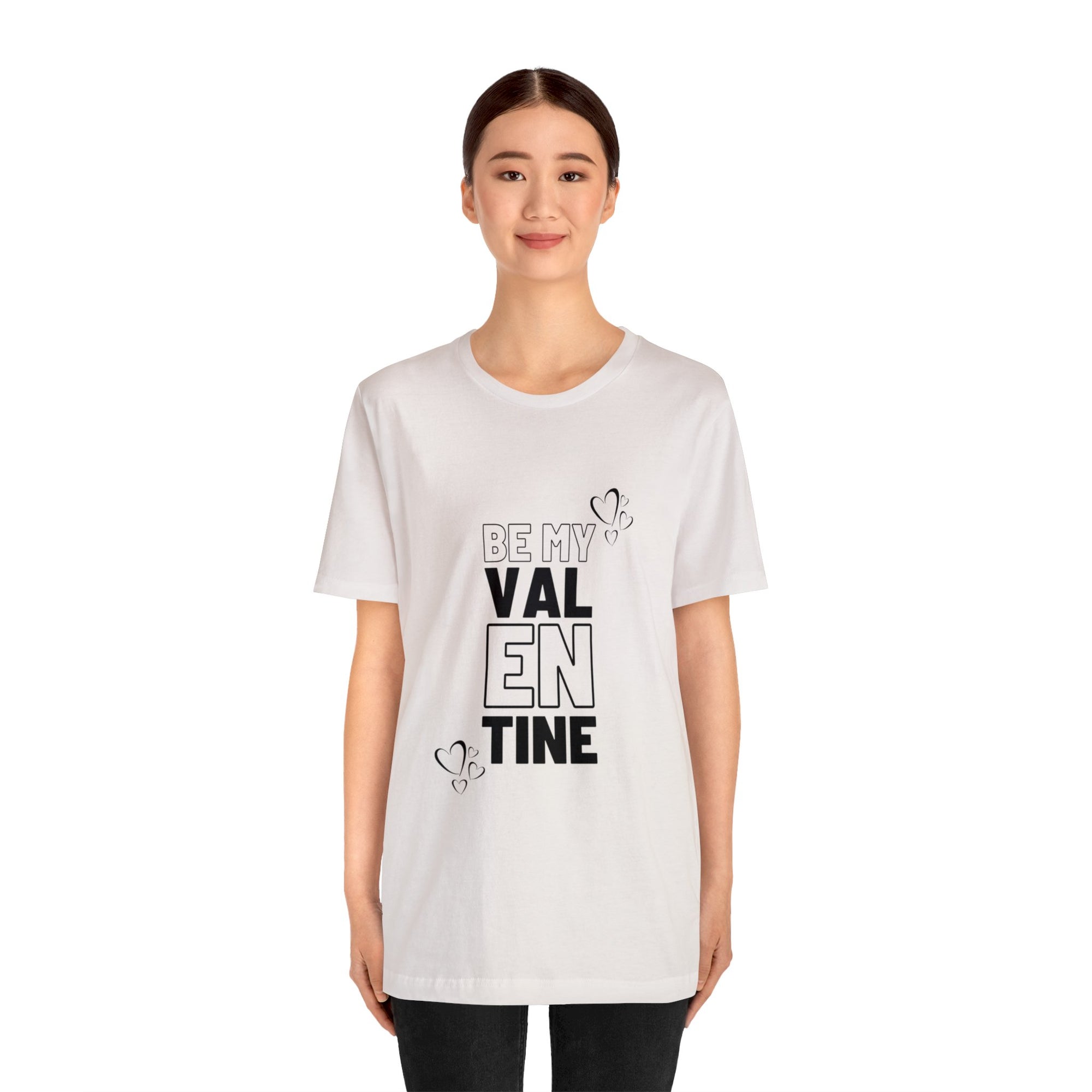 Be My Valentine Customized Unisex Jersey Short Sleeve Tee For Your Love