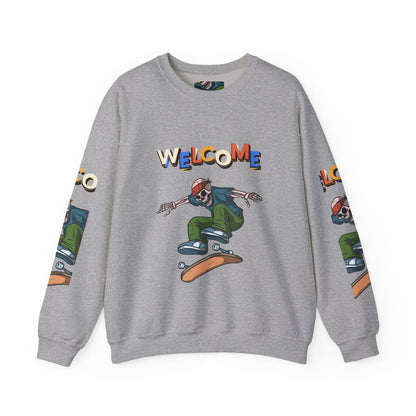 Welcome Skaters Customized Unisex Heavy Blend™ Crewneck Sweatshirt