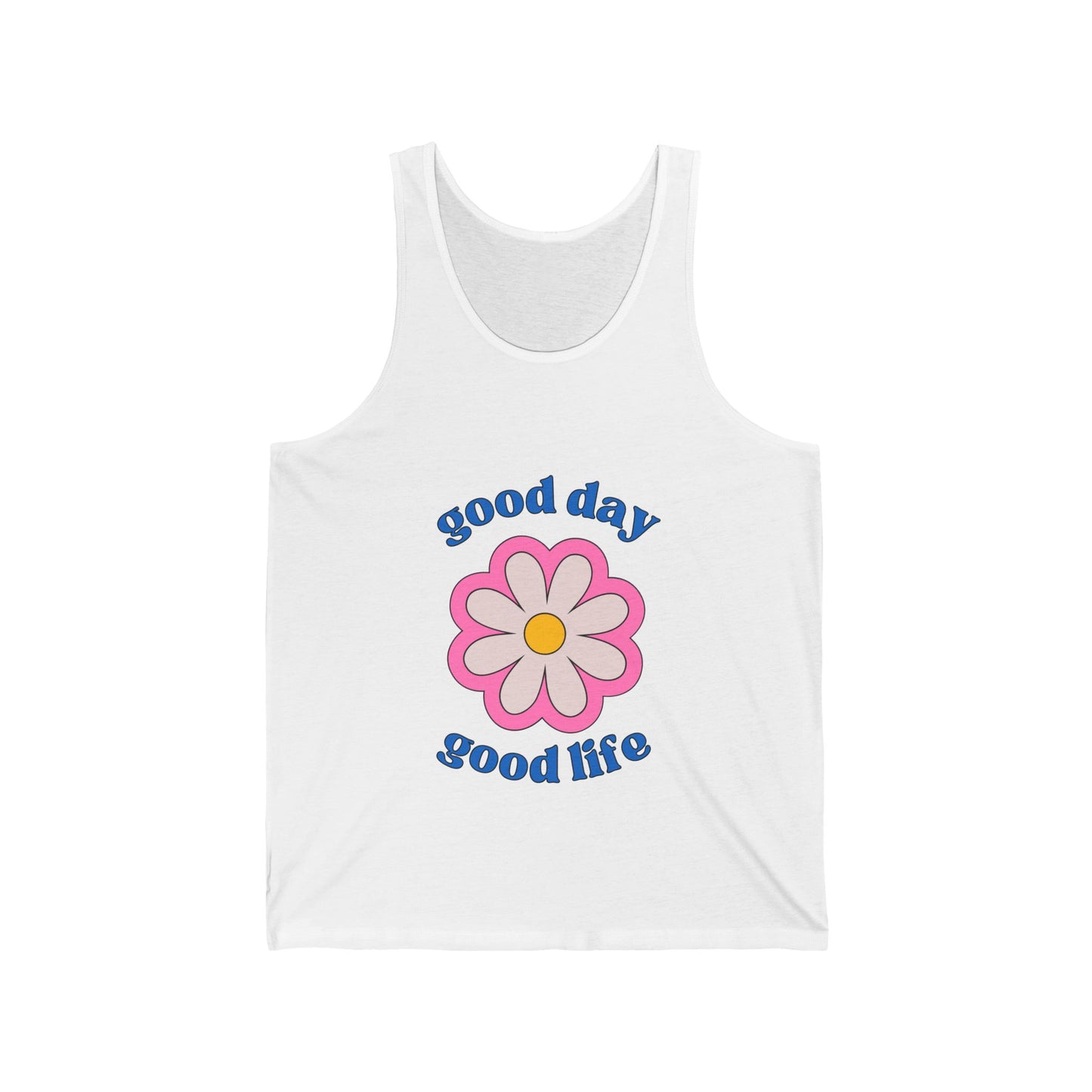 Good Day Good Life Customized Unisex Jersey Tank