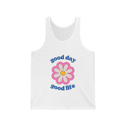 Good Day Good Life Customized Unisex Jersey Tank