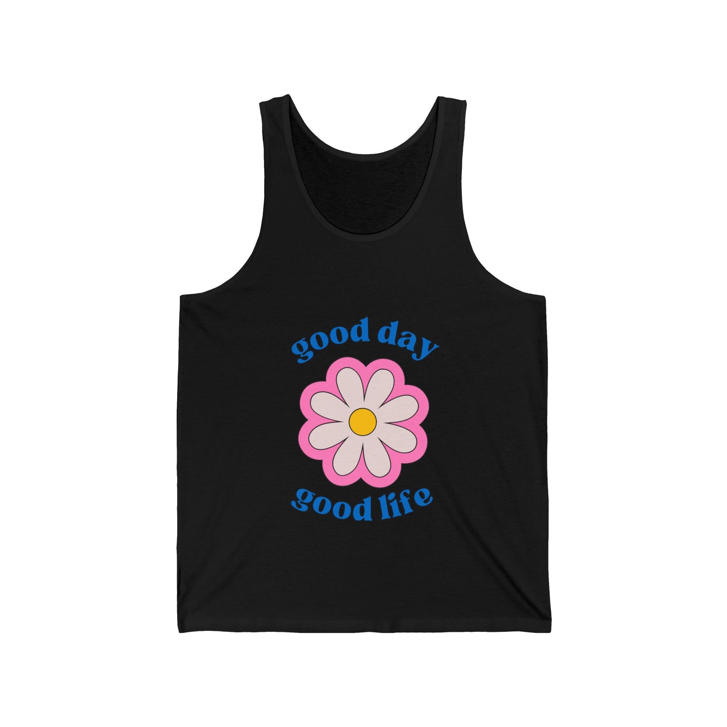 Good Day Good Life Customized Unisex Jersey Tank