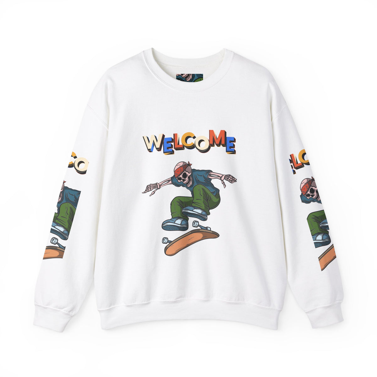 Welcome Skaters Customized Unisex Heavy Blend™ Crewneck Sweatshirt