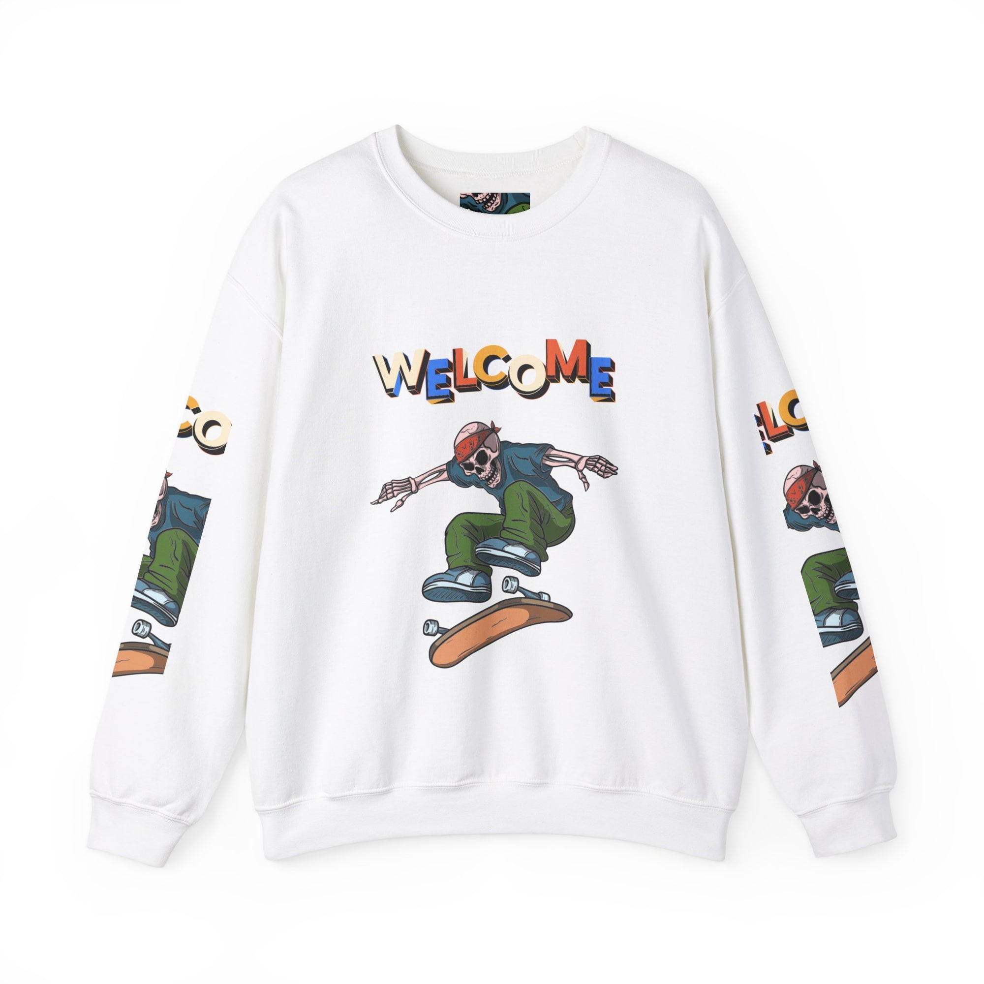 Welcome Skaters Customized Unisex Heavy Blend™ Crewneck Sweatshirt