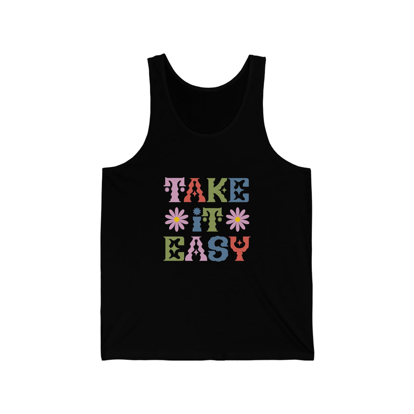 Take it Easy Customized Unisex Jersey Tank