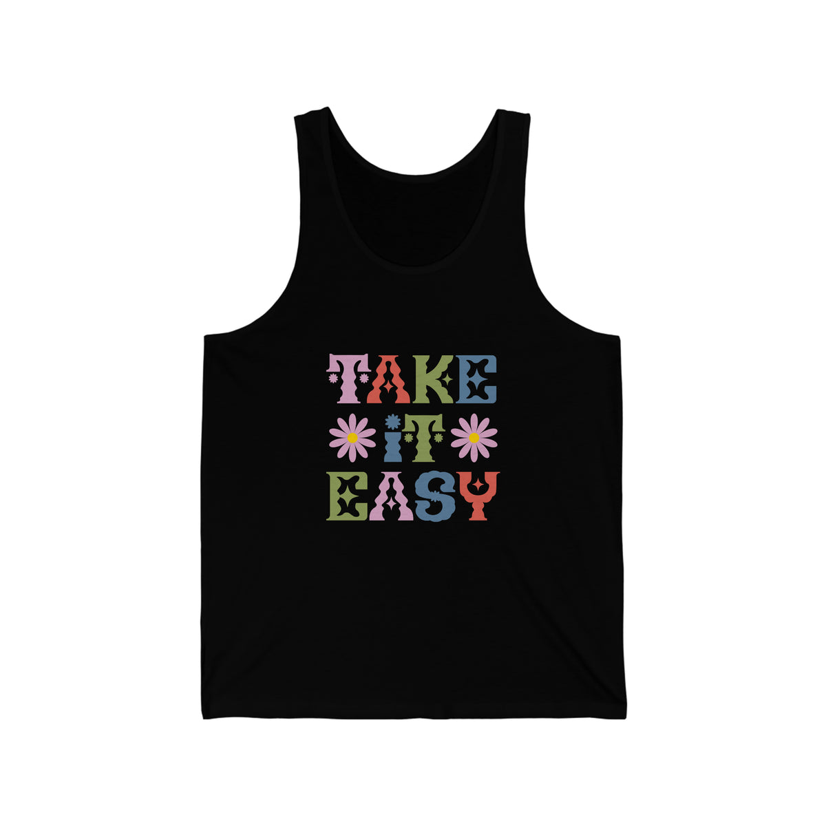 Take it Easy Customized Unisex Jersey Tank