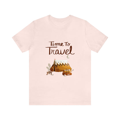 Time To Travel Customized Unisex Jersey Short Sleeve Tee