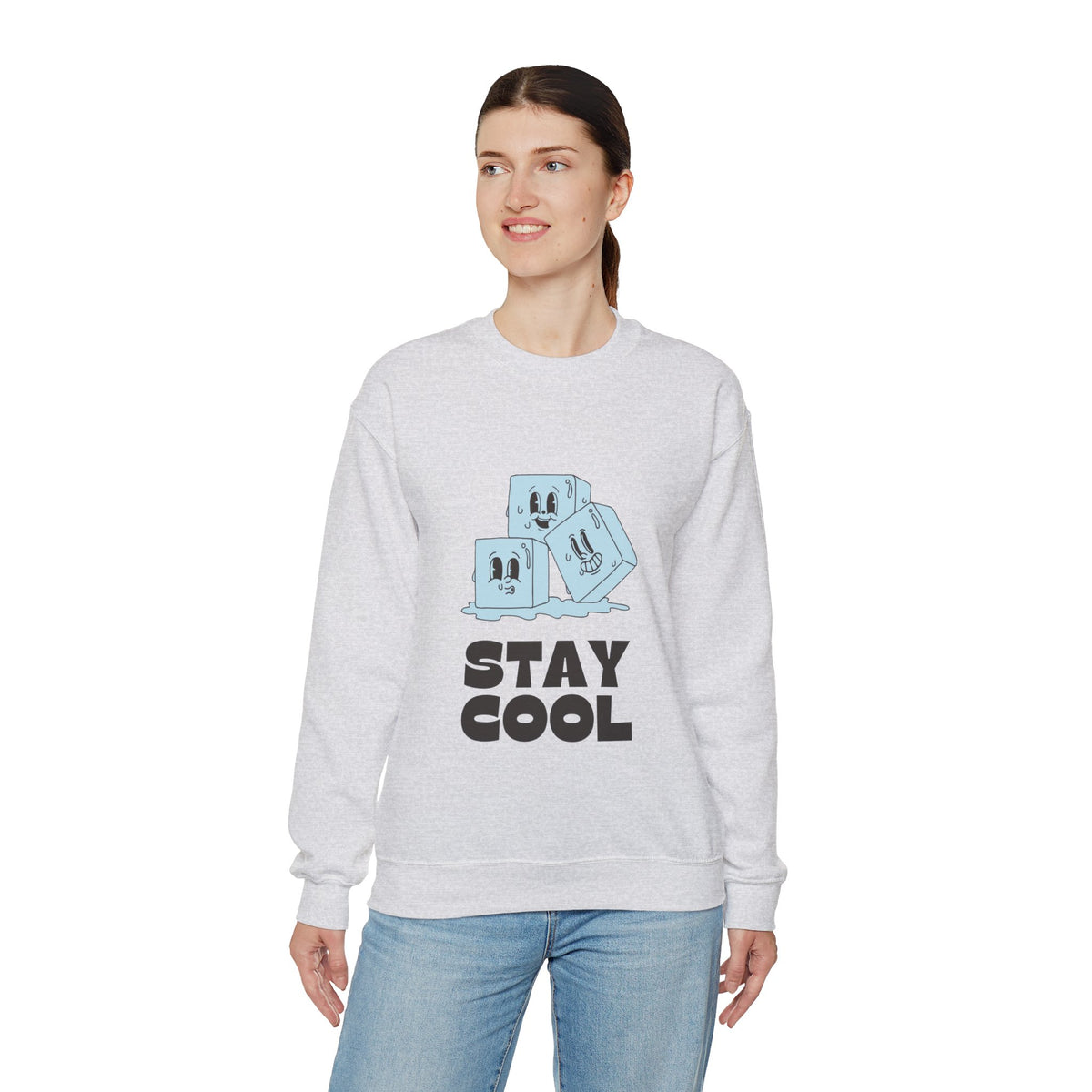 Stay Cool Customized Unisex Heavy Blend™ Crewneck Sweatshirt