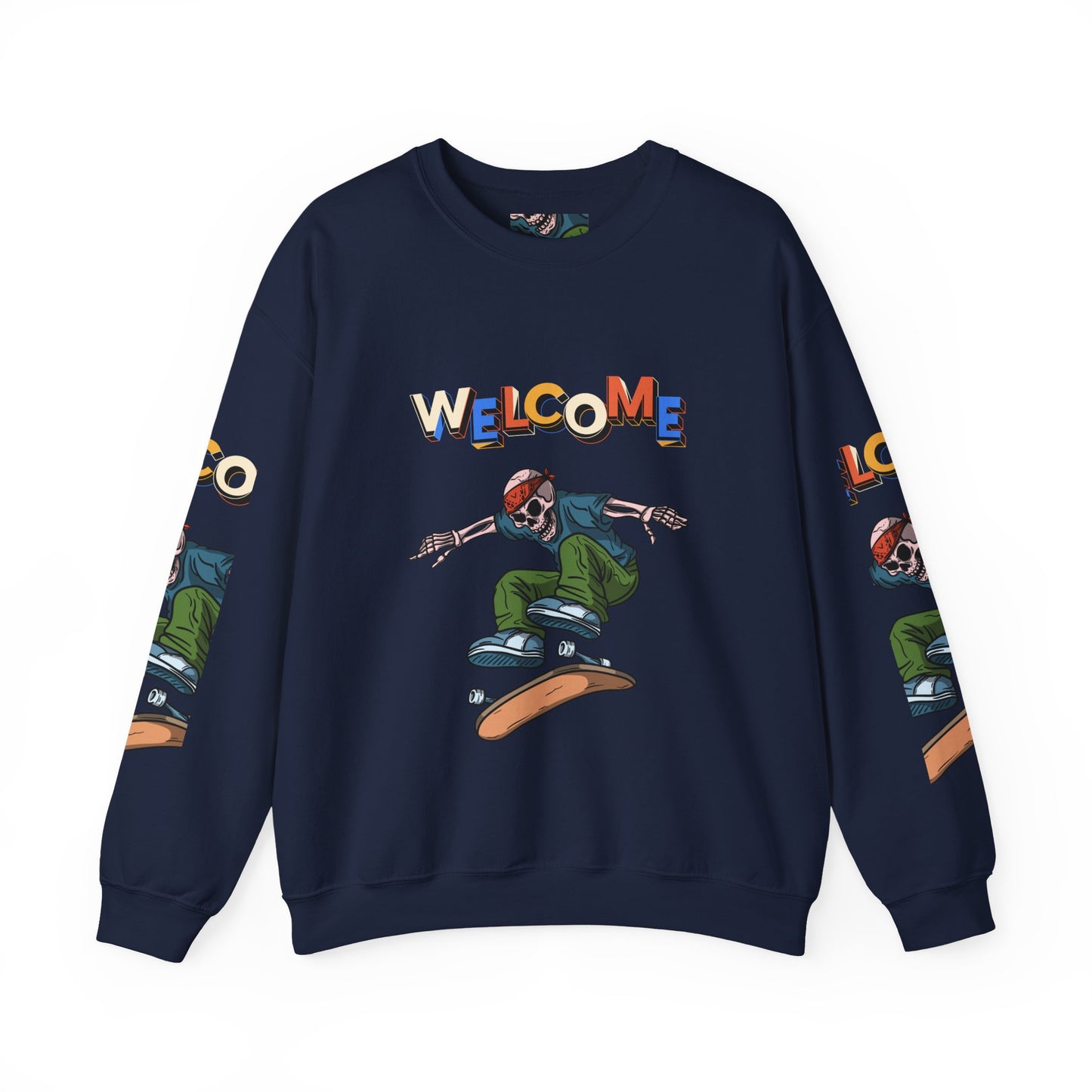 Welcome Skaters Customized Unisex Heavy Blend™ Crewneck Sweatshirt