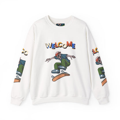 Welcome Skaters Customized Unisex Heavy Blend™ Crewneck Sweatshirt