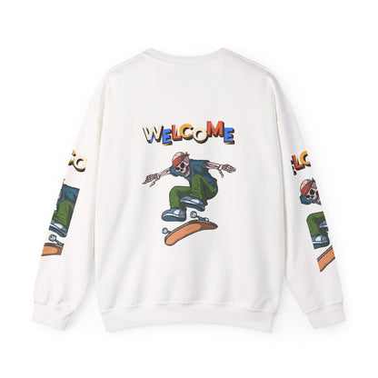 Welcome Skaters Customized Unisex Heavy Blend™ Crewneck Sweatshirt