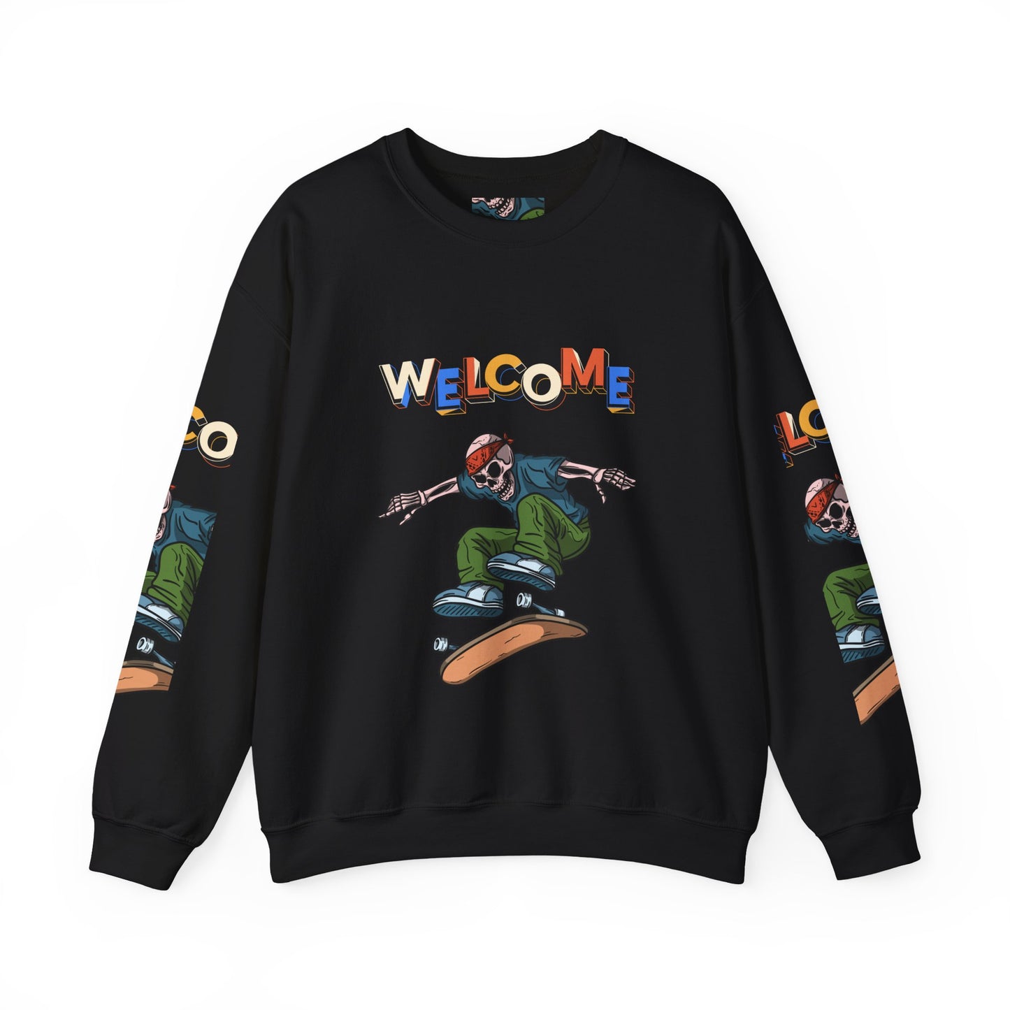 Welcome Skaters Customized Unisex Heavy Blend™ Crewneck Sweatshirt