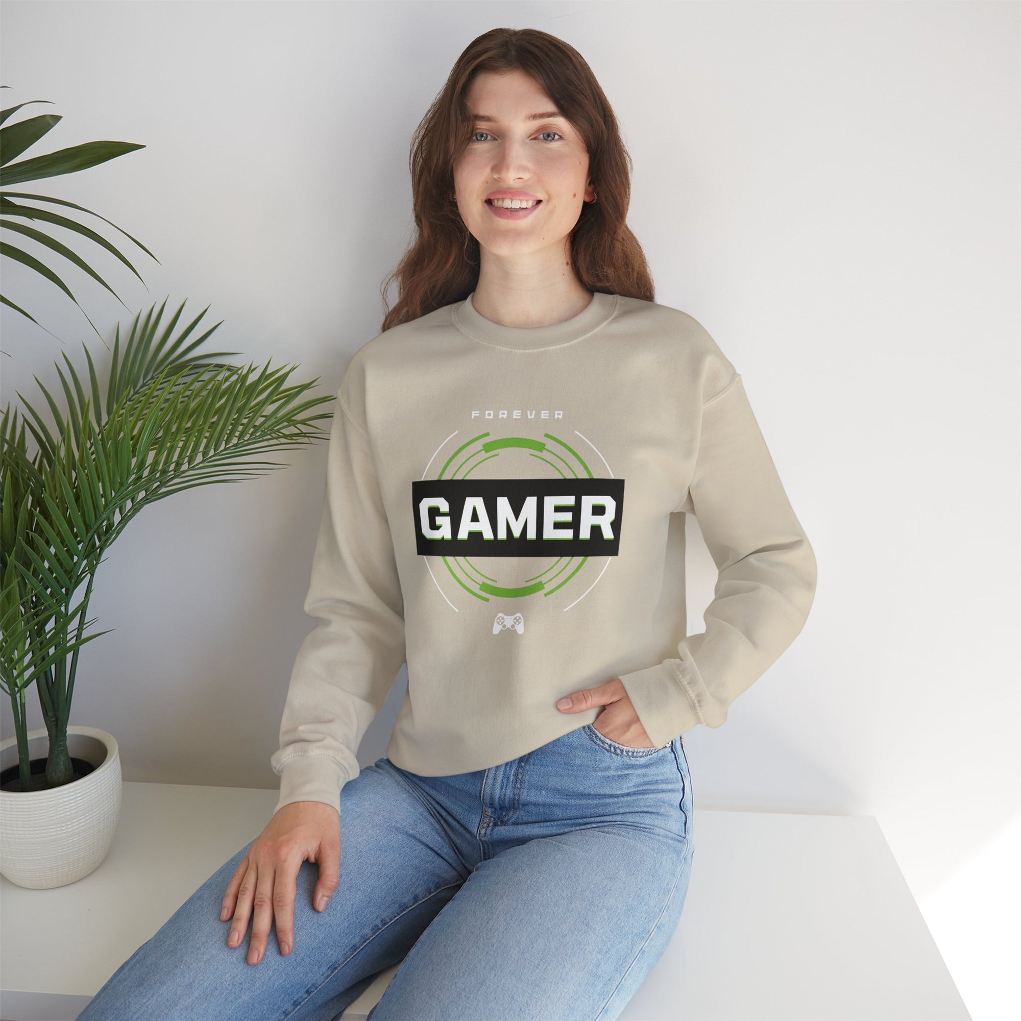Gamer Customized Unisex Heavy Blend™ Crewneck Sweatshirt