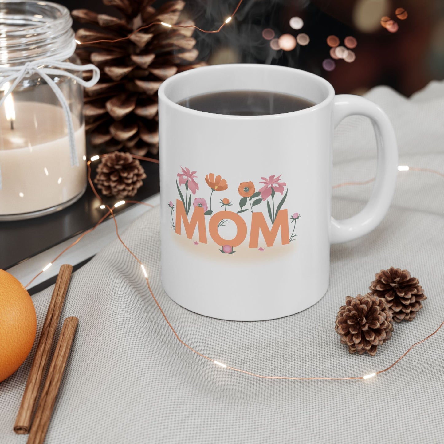 Love For Mom Customized Ceramic Mug 11oz