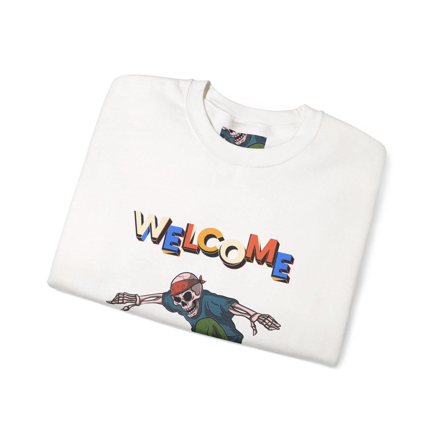 Welcome Skaters Customized Unisex Heavy Blend™ Crewneck Sweatshirt
