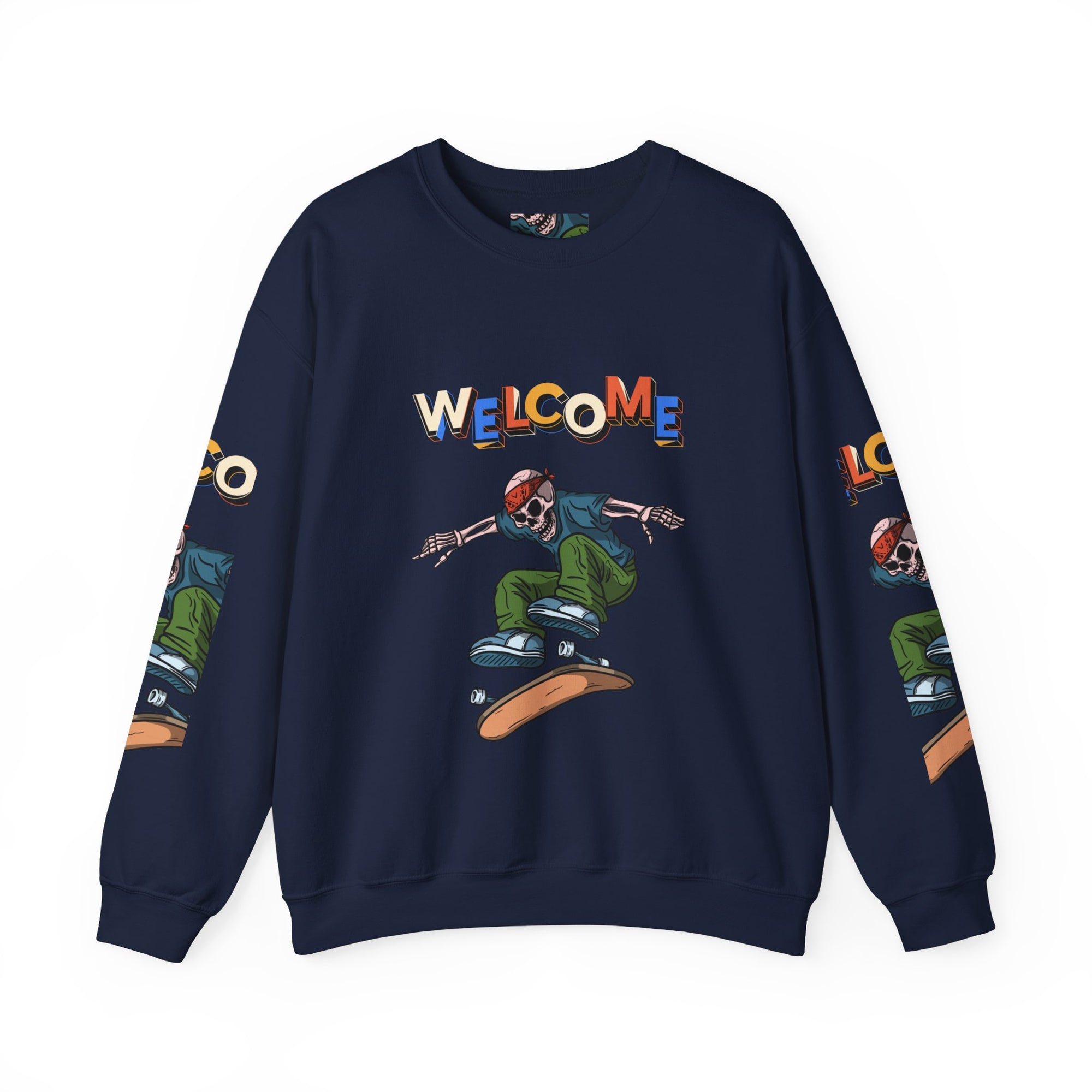 Welcome Skaters Customized Unisex Heavy Blend™ Crewneck Sweatshirt