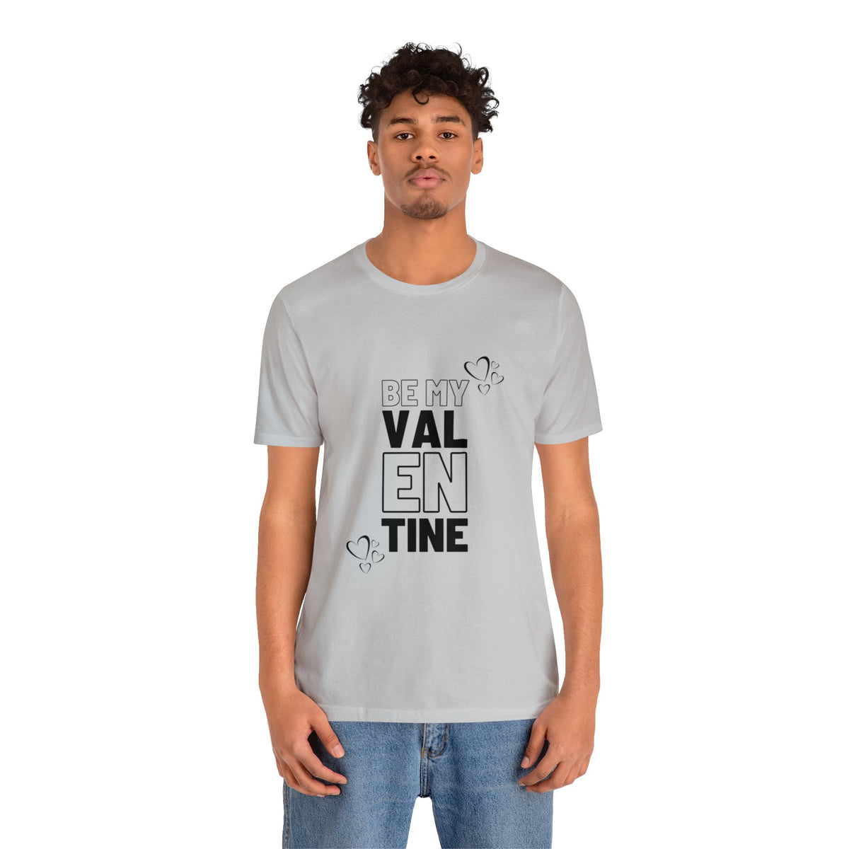 Be My Valentine Customized Unisex Jersey Short Sleeve Tee For Your Love