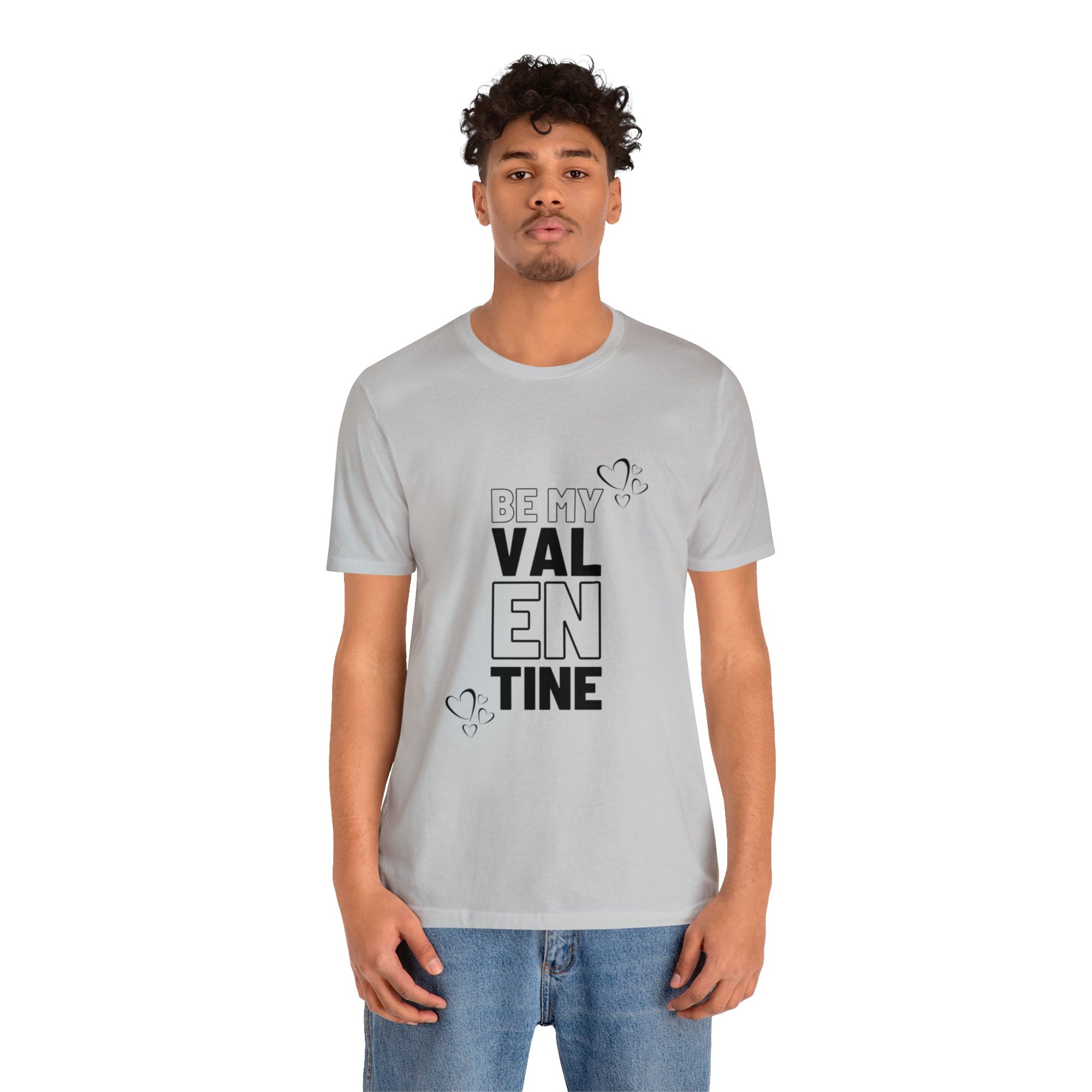 Be My Valentine Customized Unisex Jersey Short Sleeve Tee For Your Love