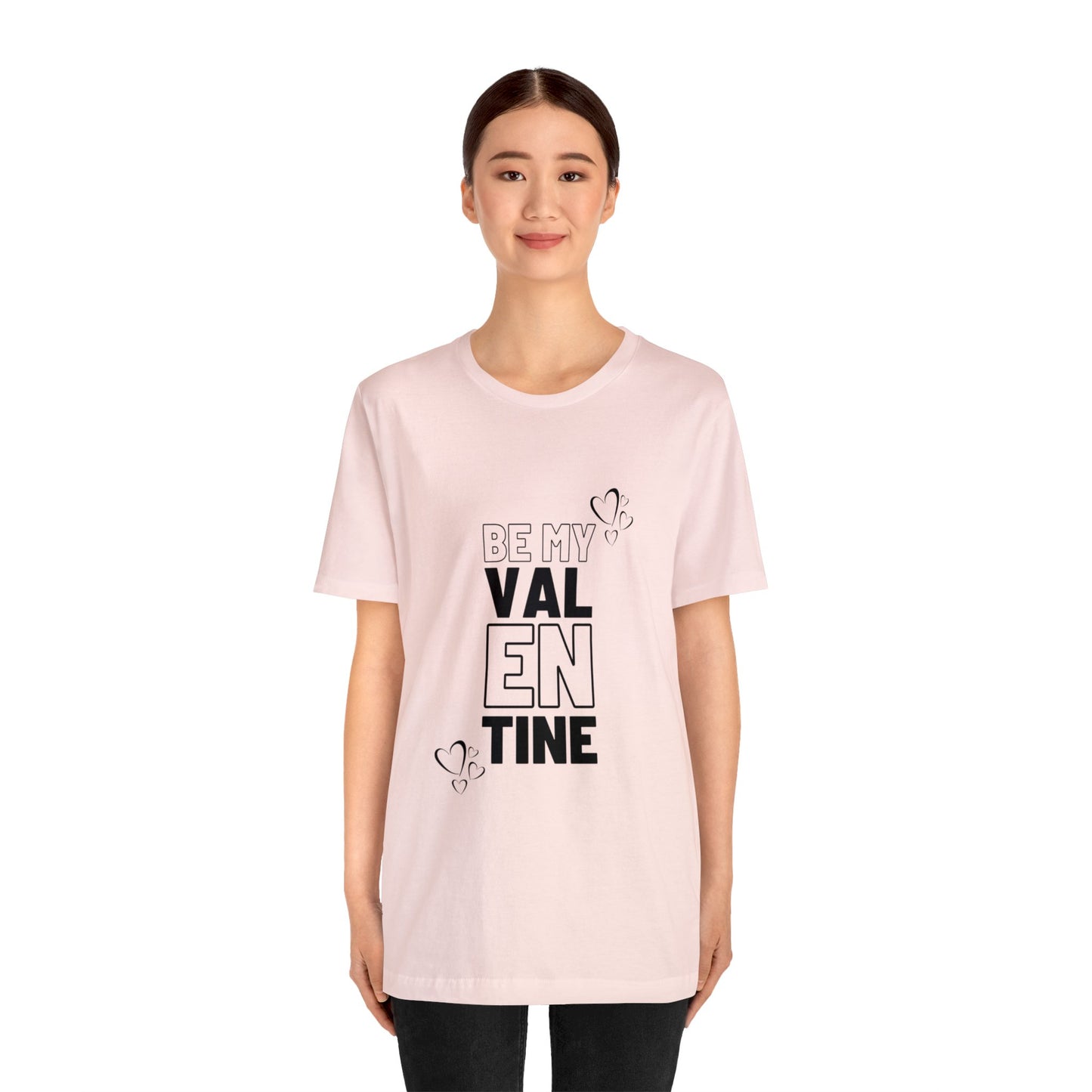 Be My Valentine Customized Unisex Jersey Short Sleeve Tee For Your Love