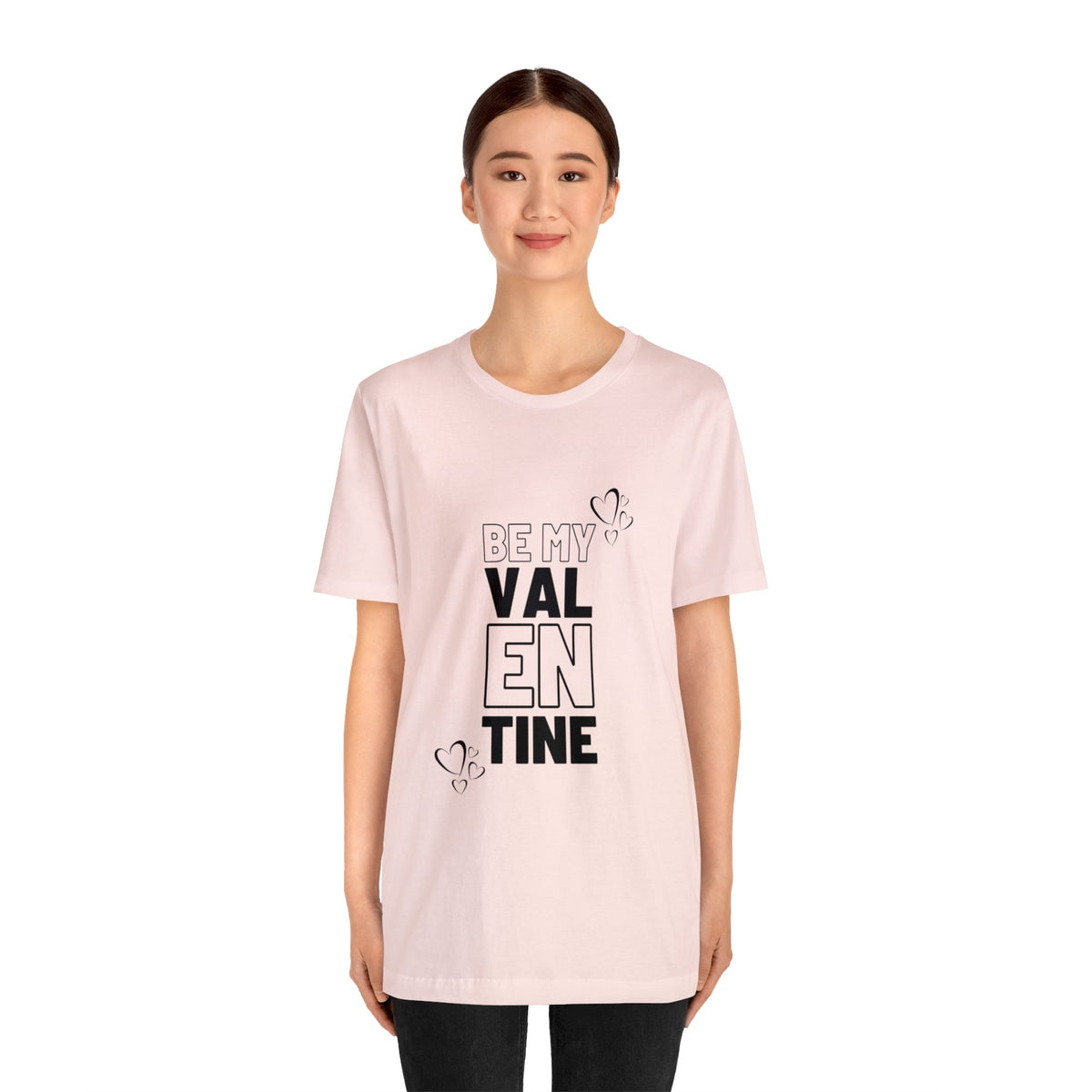 Be My Valentine Customized Unisex Jersey Short Sleeve Tee For Your Love