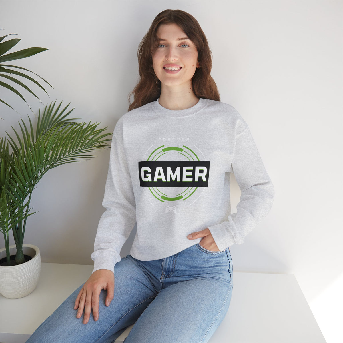 Gamer Customized Unisex Heavy Blend™ Crewneck Sweatshirt