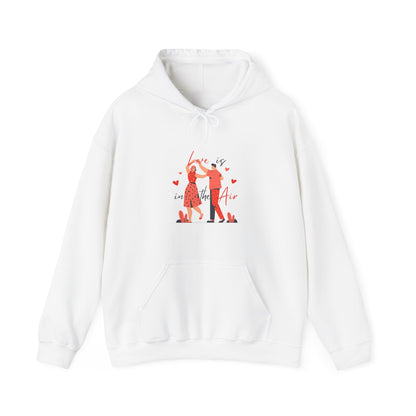 Love is in The Air Customized Unisex Heavy Blend™ Hooded Sweatshirt