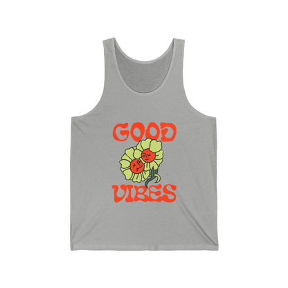 Good Vibes Customized Unisex Jersey Tank